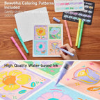 Shuttle Art Automatic Ink Control Acrylic Paint Markers, 24 Pastel Colors Brush - Image 6
