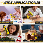 110W Cordless Hot Glue Gun for DeWalt 20V MAX Battery | Temp Adjust, Fast - Image 9