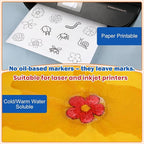FURWEY 36PCS 8.5"x11" Wash Away Embroidery Stabilizer – Self Adhesive & - Image 7