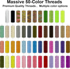 HYHJMISTY Sewing Kit for Adults, 50 Color Sewing Thread Kit, Portable - Image 3