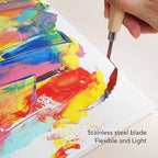 CONDA Palette Knife Set -10Pcs Stainless Steel Spatula Pallet Knife Painting - Image 3