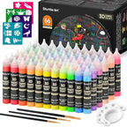 66 Colors Fabric Paint, Shuttle Art 3D Fabric Paint by ShuttleArt
