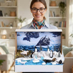 Teyva Daily 48 Pcs Arctic Animal Diorama Kit Habitat Project Box Set Arctic - Image 4