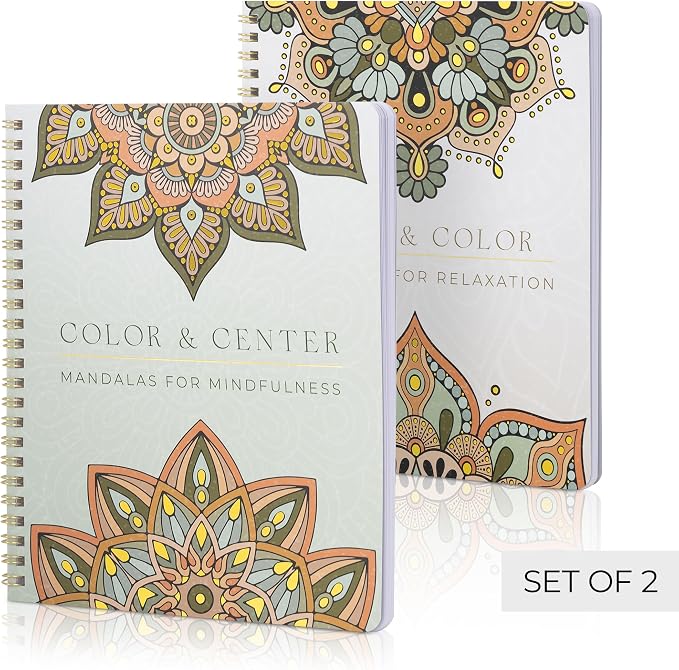 Beautiful Adult Coloring Book Set of 2 - Image 8
