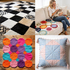 22pcs Circle Square Quilting Templates Acrylic Templates | Domestic Transparent - Image 7