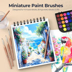 Nicpro Detail Paint Brushes 10 PCS Aesthetic Fine Tip Professional Miniature - Image 4