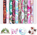 Color Intrigue Patterned Permanent Adhesive Vinyl 10pcs 12'' x 10'' | by CraftingEveryday