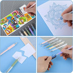 YUXIANLB Craft Exacto Knife Craft Cutting Tool 6PCS, Retractable Paper Pen - Image 7