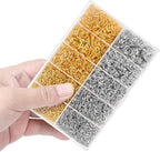4600 Pcs Jump Rings for Jewelry Making Kit Gold & Silver, Open Rings - Image 2