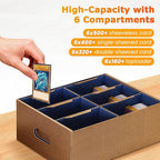 Card Storage Deck Box, Removable Trading Card Holder Organizers - Image 5