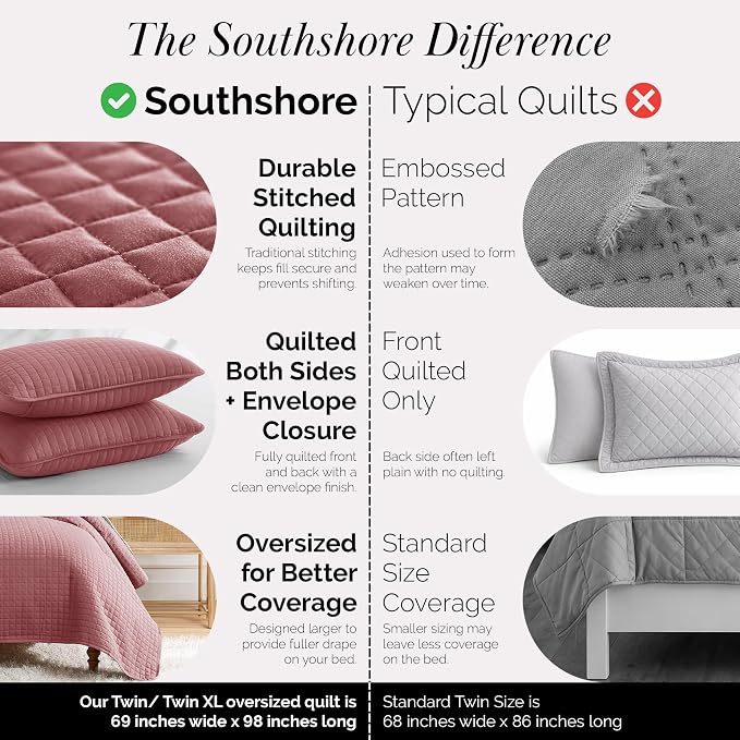 Southshore Fine Living, Inc. Twin XL Quilt Set - Image 5