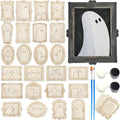 Simgoing 24 Set Wood Ghost DIY Frames Decorating Craft by Simgoing