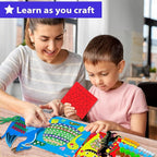 KRAFUN Toddler Beginner Art & Craft Kit Ages 3-5 | 10 Envelopes | 10 projects: - Image 4