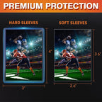 200 Card Sleeves, Hard Plastic Card Protectors - Image 2