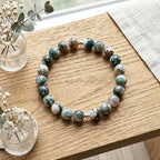 45pcs Round Loose Tree Agate Beads - Image 4