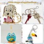 280 Pieces Key Chain Rings Kit Including 35 Pcs Swivel Lobster Clasp Keychain - Image 4