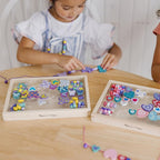 Melissa & Doug Sweet Hearts and Butterfly Friends Bead Set of 2-250+ Wooden - Image 3