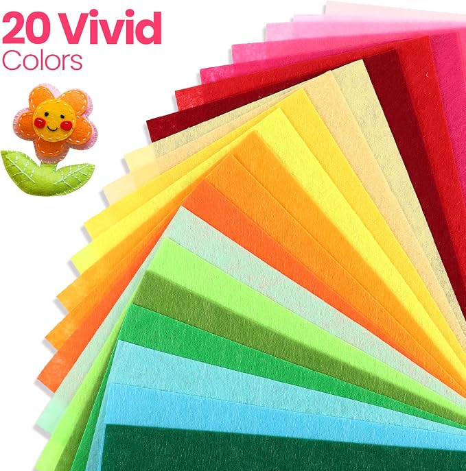 Moukeren 240 Pcs 12 x 8 Inch Felt Sheets Bulk - Image 7