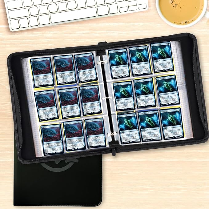 Trading Card Binder, 9-Pocket Premium Collector Card Binder Holds 720 Cards - Image 5