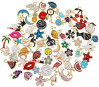 30pcs Mixed Enamel Charms Pendants - Image 3