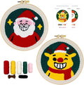 Christmas Punch Needle Kit for Adult Beginner, Fun DIY Needle Point Craft for by PunchBloom