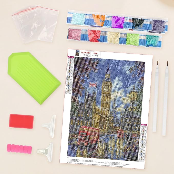 Lxmsja London Street Diamond Art Kits - Image 5