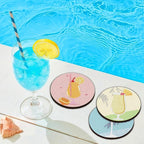 Bulerrylulu 12 Pcs Cocktail Diamond Painting Coasters Kits - Image 3
