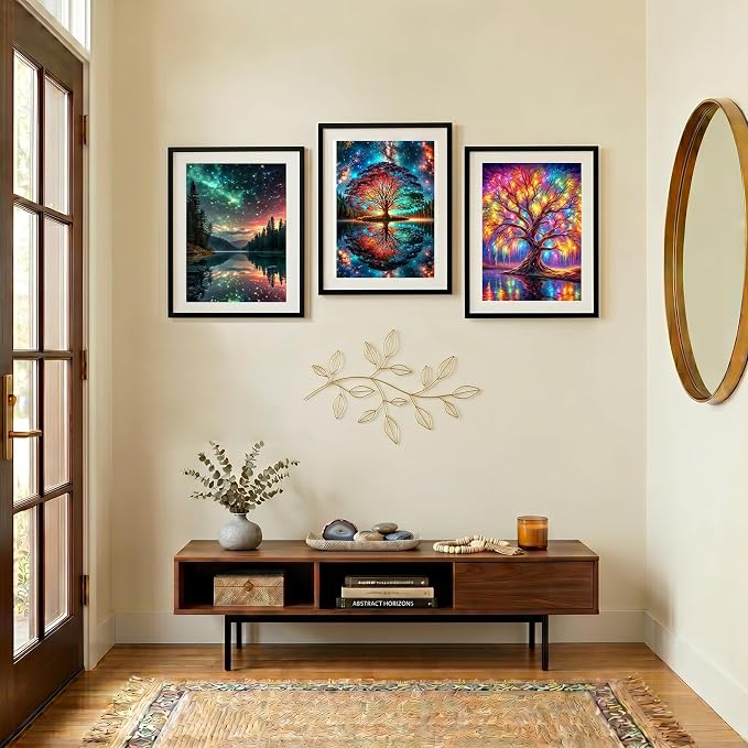 Mosaflare 6 Pack 5D Aurora Diamond Painting Kits, Landscape Scenery Diamond Art - Image 4
