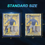 400 Card Sleeves, Baseball Card Sleeves, Hard Plastic Card Holder - Image 2