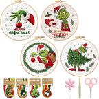 BBLYBD Christmas Embroidery Kit, 4 Set Embroidery Starter Kit, Cross Stitch Kits - Image 6