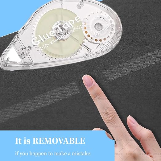 Upgrade 3X Longer Glue Tape, Photo-Safe Acid-Free Scrapbook Tape, Scrapbook and - Image 4