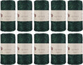 10 Skeins of Sensy Premium 2mm 251 Yards Sparkle Polyester Rope 90% by SSENSY