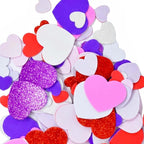 Gift Boutique Foam Heart Stickers 360 Pack Glitter & Matte Self Adhesive EVA - Image 4