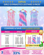 DIPUG 3 Pack Gymnastics Leotards - Image 2