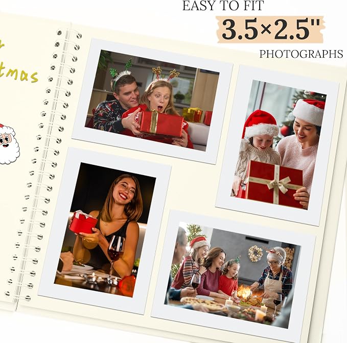 Scrapbook 7x7 Inch DIY Scrapbook Album Hardcover Kraft Paper 40 pages/20 sheets - Image 4