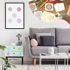 JULMELON 20 PCS Mandala Stencil, 3 Inch Mandala Stencils - Image 6