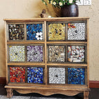 4.4 LB / 2 KG Irregular Stained Glass Scraps, Colorful Stained Glass Sheets - Image 4