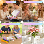 800 PCS Pipe Cleaners Craft, Pipe Cleaners Flowers Kit - Image 7