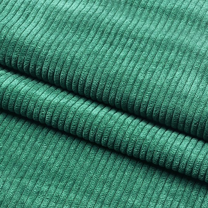 Corduroy Fabric Solid Plain Thick DIY Sewing Crafts Materials Stretch Corduroy by Mintao