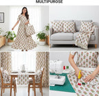 E-Tailor® Hand-Block Printed Pre-Cut Cotton Fabric Ideal - Image 4