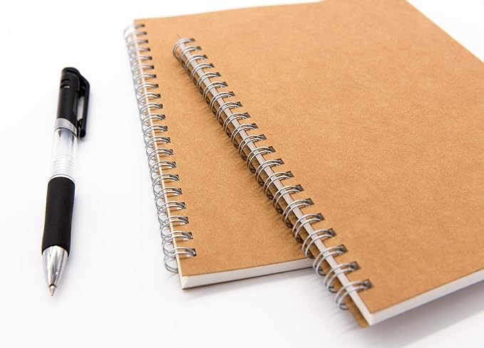 DSTELIN Blank Spiral Notebook, Soft Cover, Sketch Book, 100 Pages / 50 Sheets - Image 6