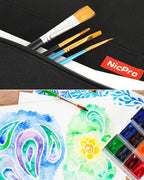 Nicpro Light Weight Art Portfolio Bag, 20 x 26 Inches Waterproof Art Portfolio - Image 5