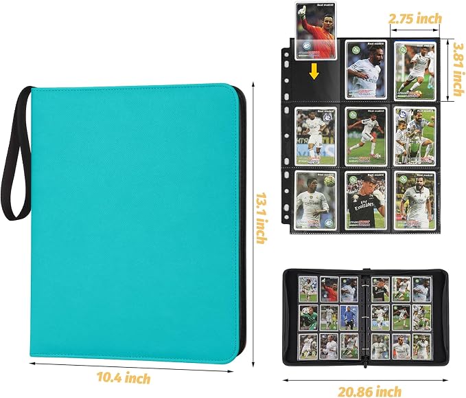 Trading Card Binder, Card Collection Binder Album Folder - Image 2