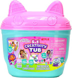 Tara Toys Gabby's Dollhouse 5-in-1 Creativity Tub Multi-Activity Art Kit - Image 2
