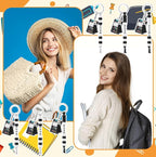 Suncalla 996 Pcs 24 Set Back to School Student Composition Keychain Kit | - Image 7