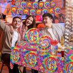 Tie Dye Birthday Party Supplies, Tie Dye Party Decorations - Image 5