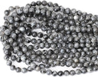 45PCS 8mm Natural Black Labradorite Gemstone Round Loose Beads Crystal Energy - Image 3