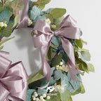 HUIHUANG Lilac Satin Wired Ribbon 1-1/2 inch Dusty Purple Wire Edge Ribbon - Image 5