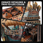 CubicFun 3D Puzzle Spain Puzzle Gift Boat Boat Model San Felipe 248 Pieces | - Image 4