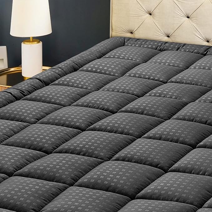 HYLEORY Twin Mattress Pad Quilted Fitted Mattress Protector Cooling Pillow Top by HYLEORY-YourBeddingExpert